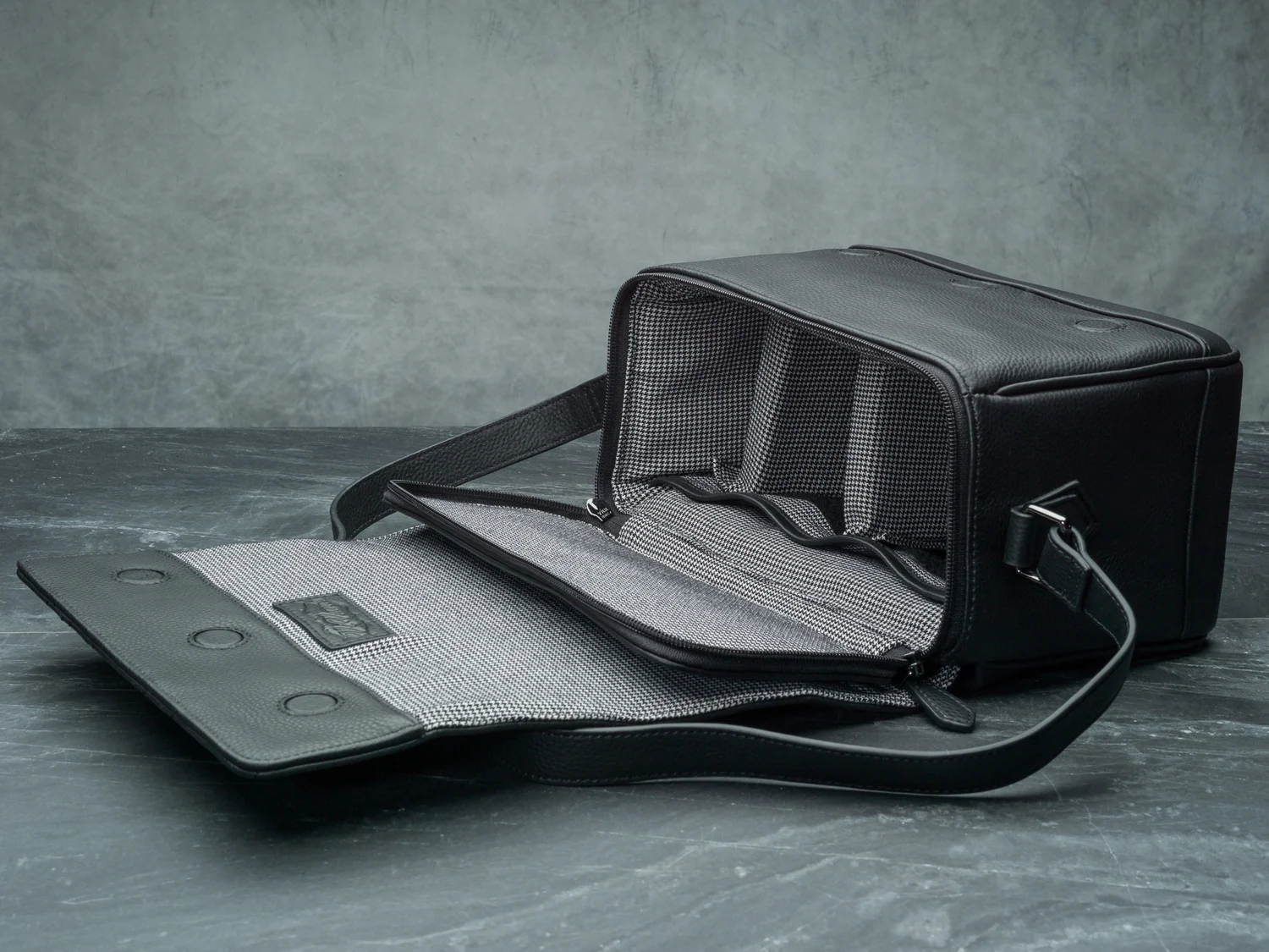 weather resistant leather camera bag