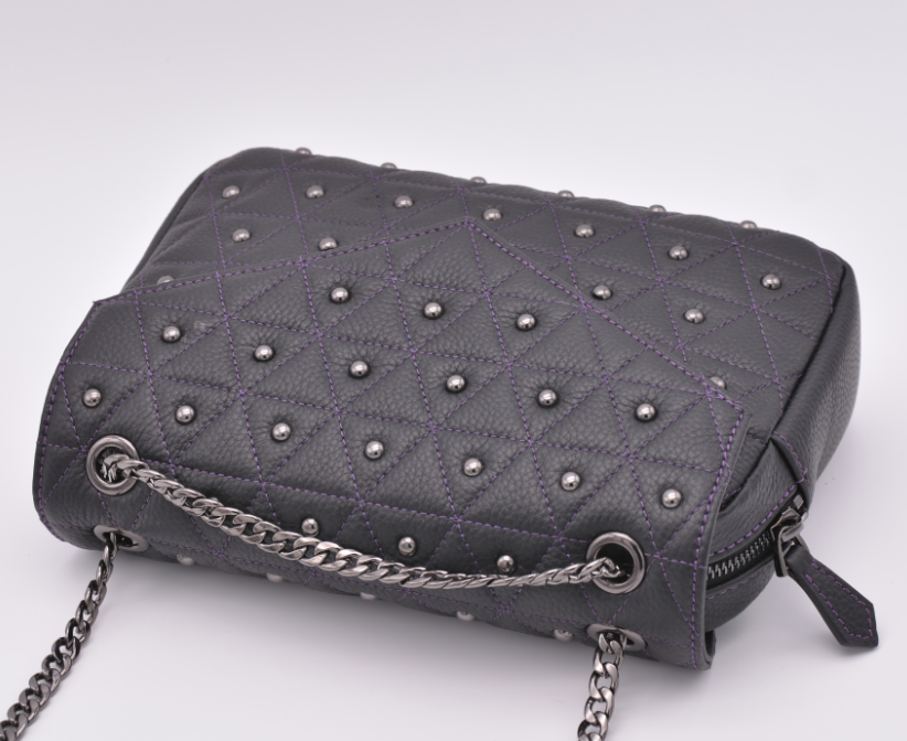 The Vi Vante "Crush" Quilted Leather Ladies Purse Handbag, image 29