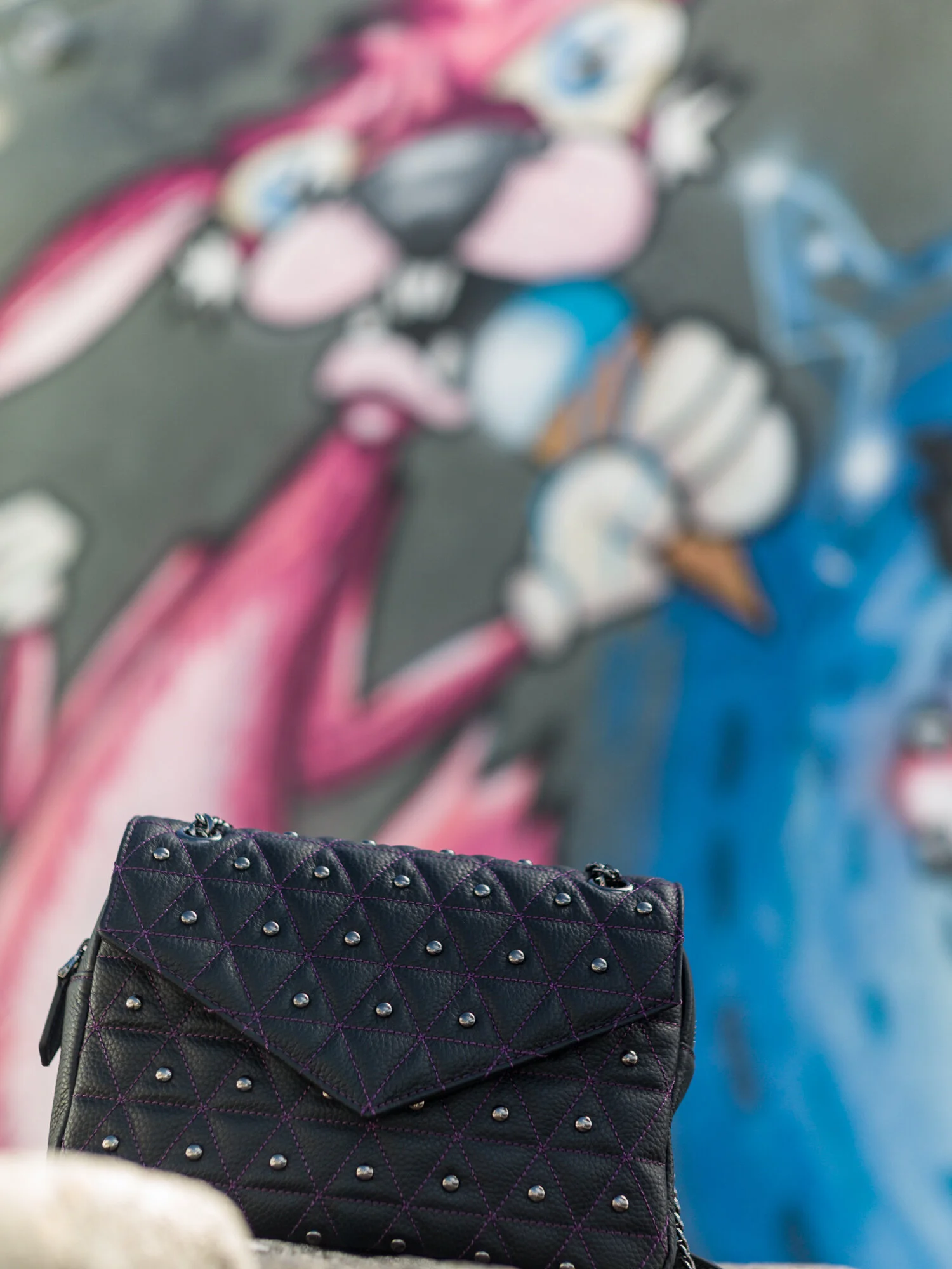 The Vi Vante "Crush" Quilted Leather Ladies Purse Handbag, image 37