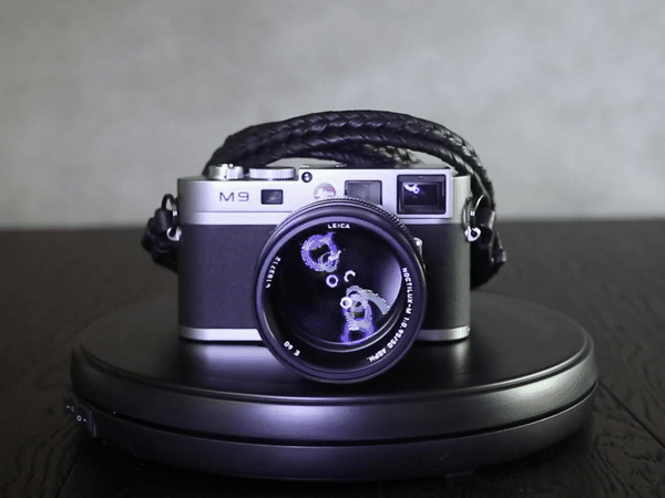Vi Vante "Ultime" Blackout Braided Leather Camera Strap, image 3