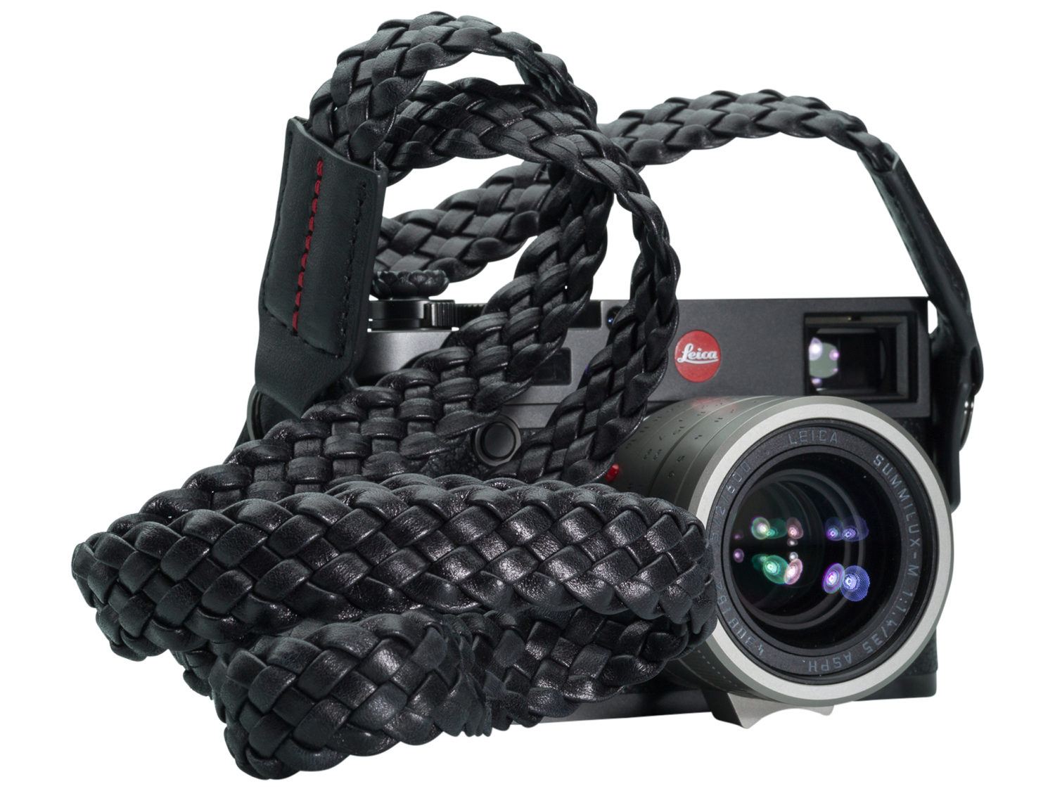 Lambskin Leather Braided Camera Strap Rock N Roll Strap
