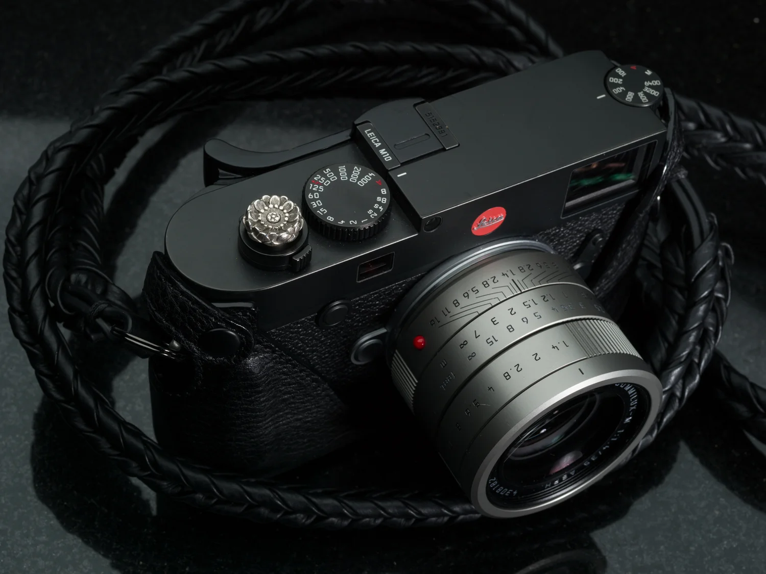 Vi Vante "Ultime" Blackout Braided Leather Camera Strap, image 15