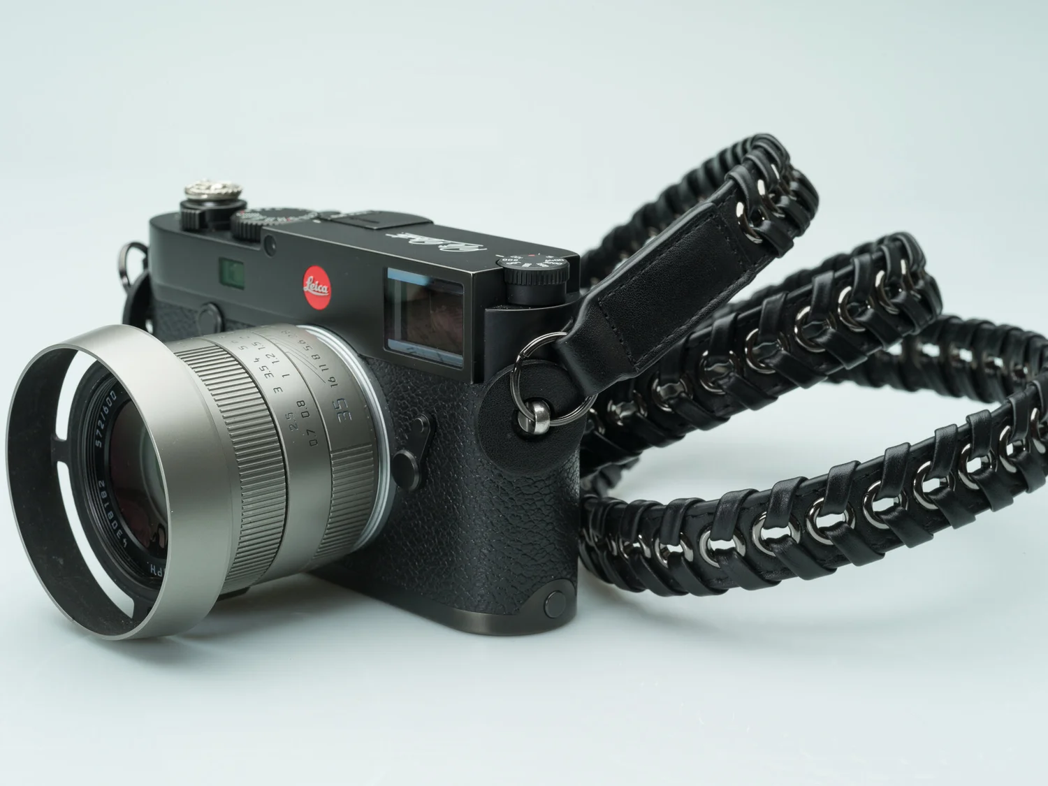Leica camera side protection circles leather