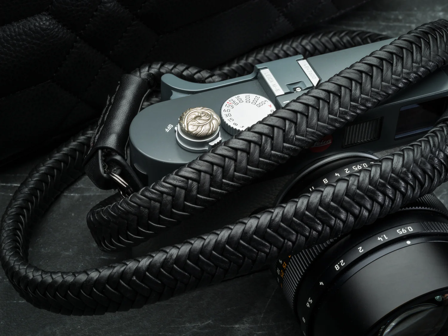 Leather Braided Camera Strap