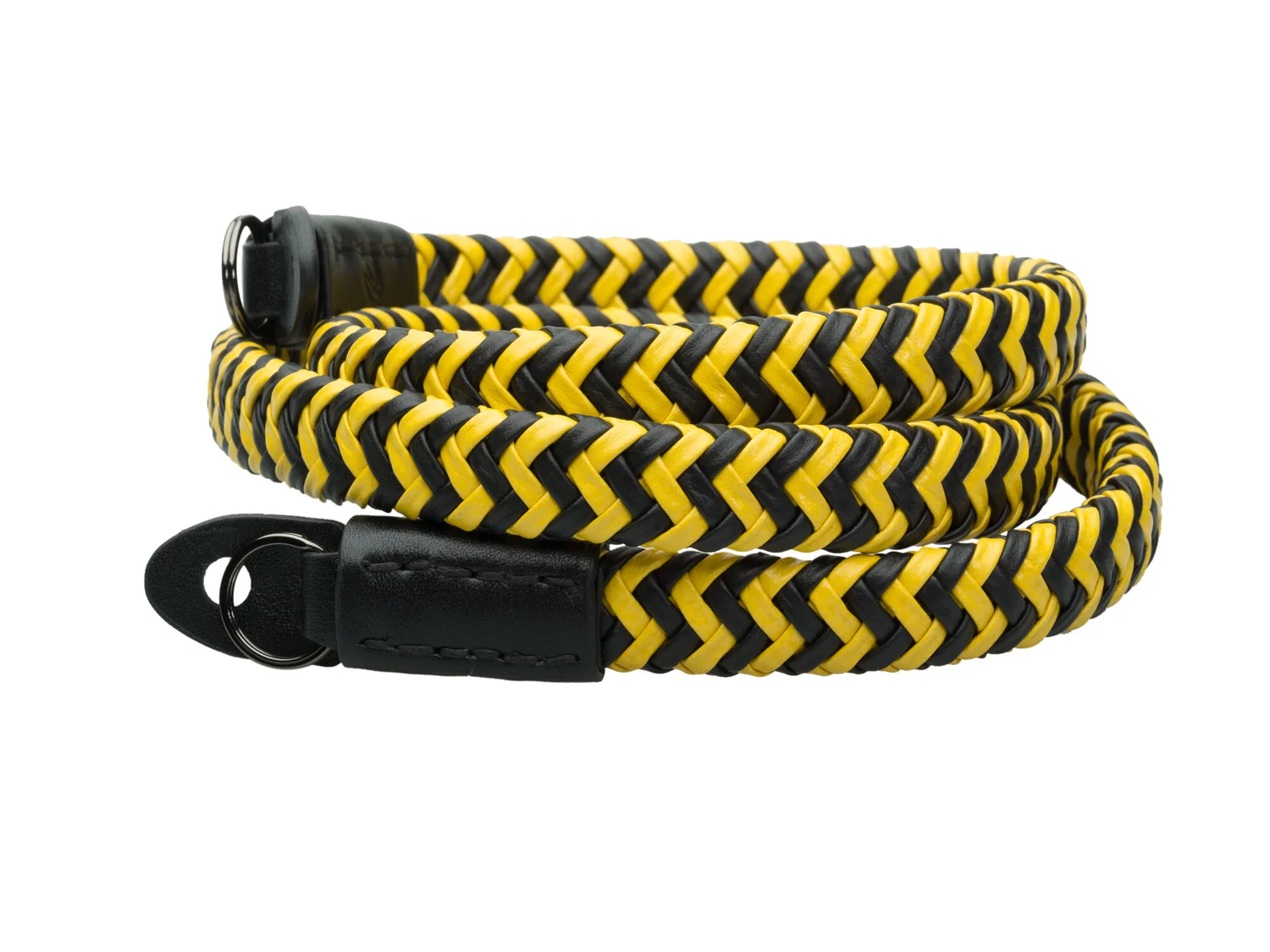 Vi Vante matador bumble bee leather braided camera strap.jpg