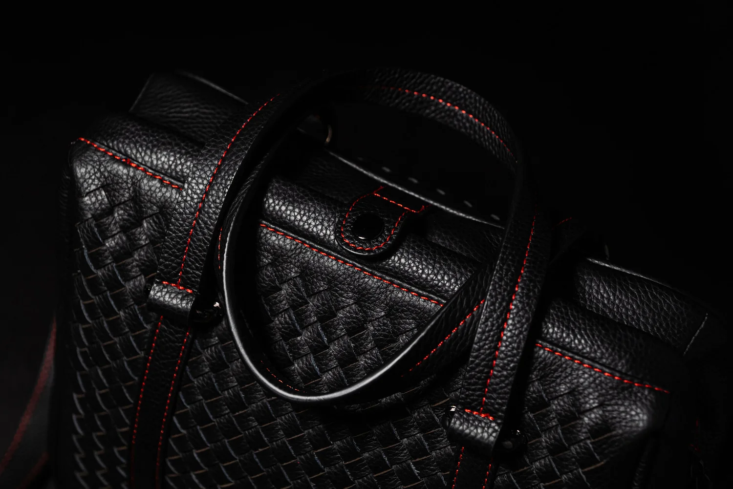 hand woven Leica camera bag