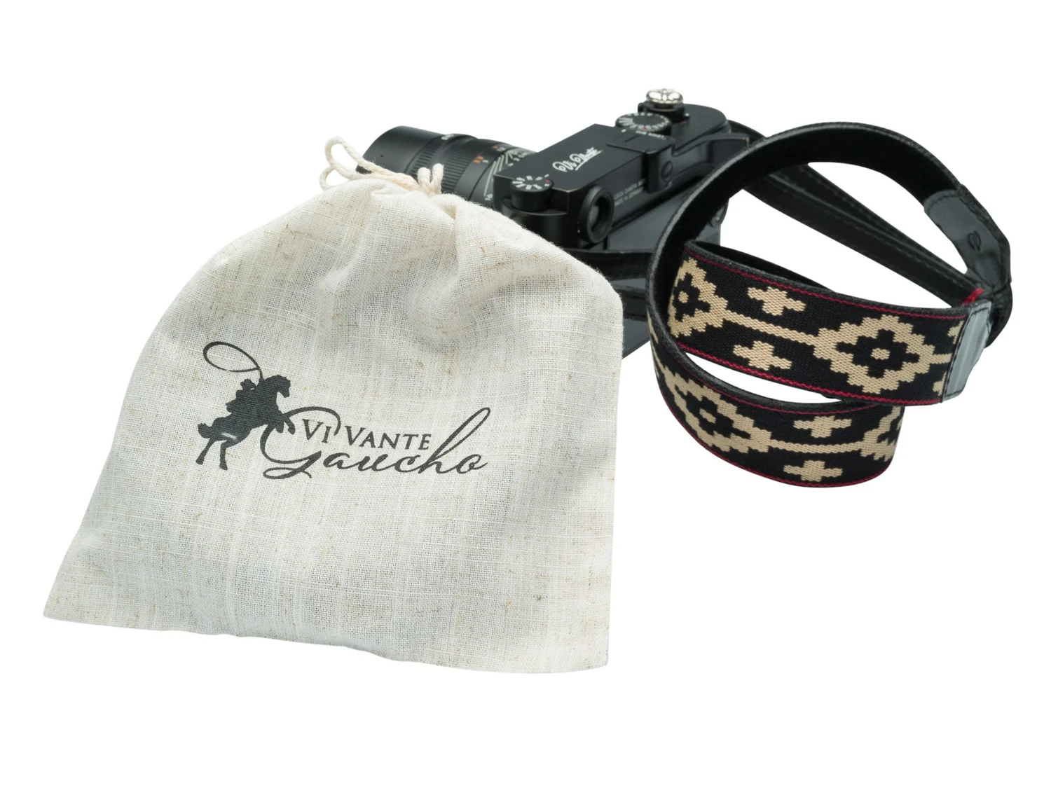 The Vi Vante Gaucho "Patagonia" Leather Camera Strap; Adustable Fits Slotted and Lug Mounts, image 12