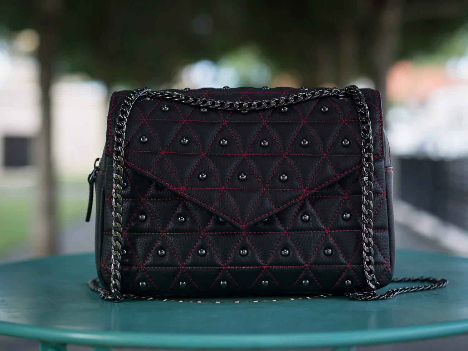 The Vi Vante "Crush" Quilted Leather Ladies Purse Handbag, image 23