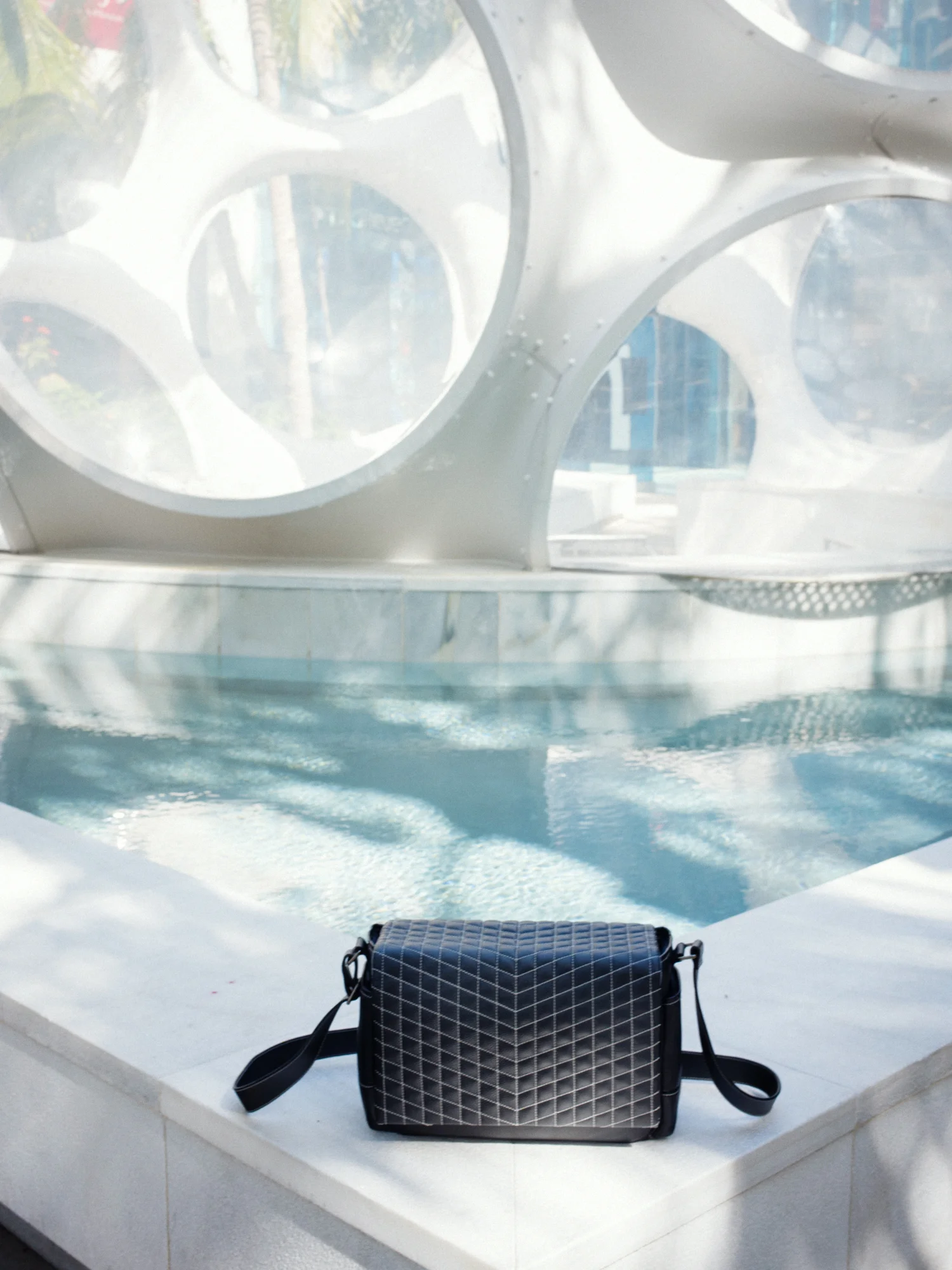 Vi Vante Quilted Leather Designer Camera Bag Luxury Design Leica Camera Miami Design District