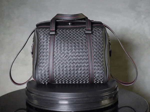 Hand Woven, leather camera bag, bottega venetta