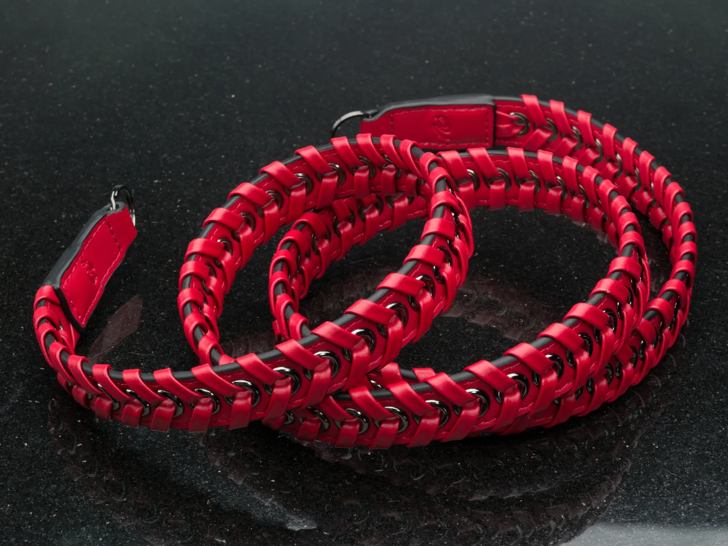 Vi Vante Ascari Rosso Leto Napa Leather 47" Camera Strap, image 11