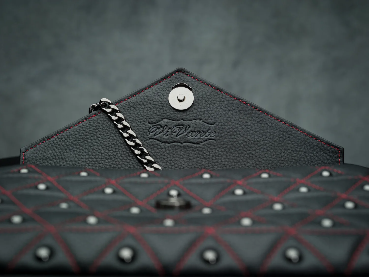 The Vi Vante "Crush" Quilted Leather Ladies Purse Handbag, image 10