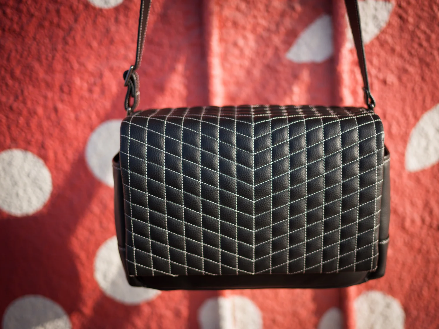 Vi Vante "Exotic" Full Size Quilted Leather Bag , image 38