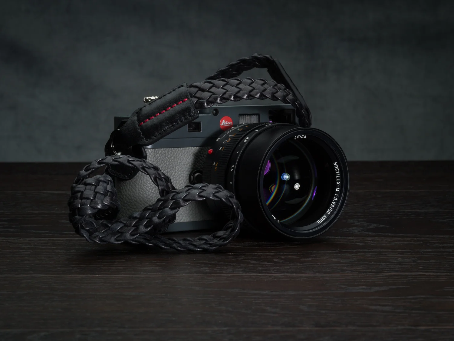 Lambskin Leather Braided Camera Strap
