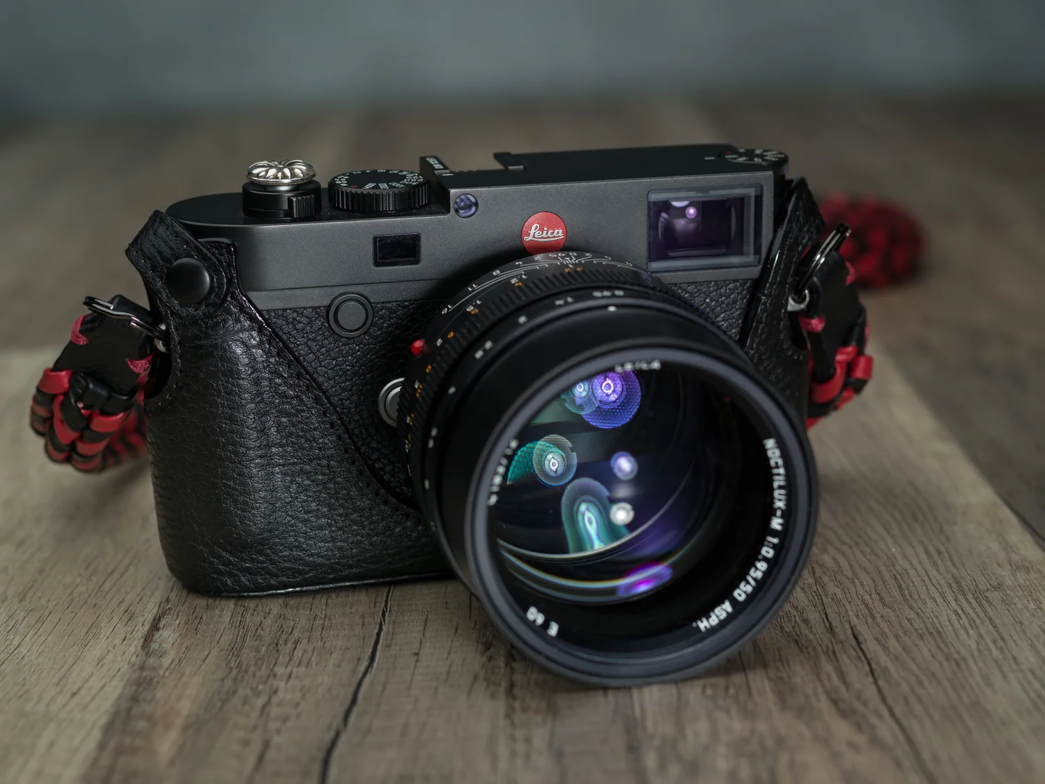 Leica M10/P M240/p  Classique Black Leather Half Case, image 4