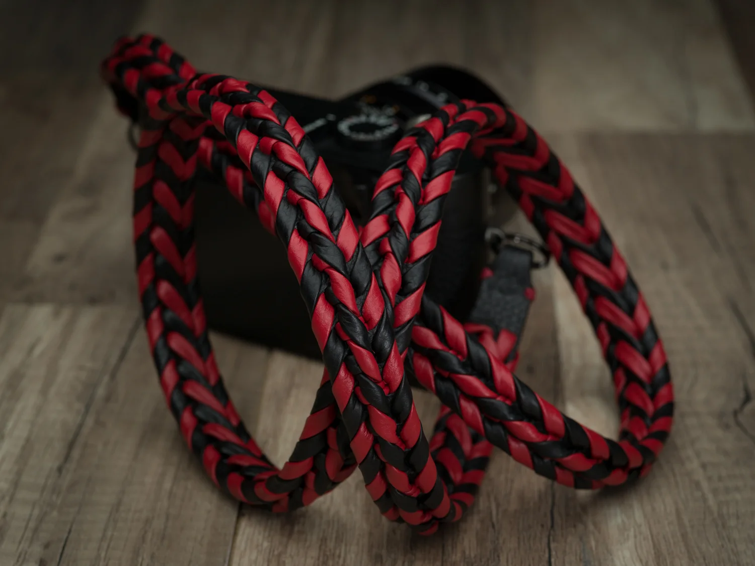 best camera strap in the world braided leather red black leica sony fuji