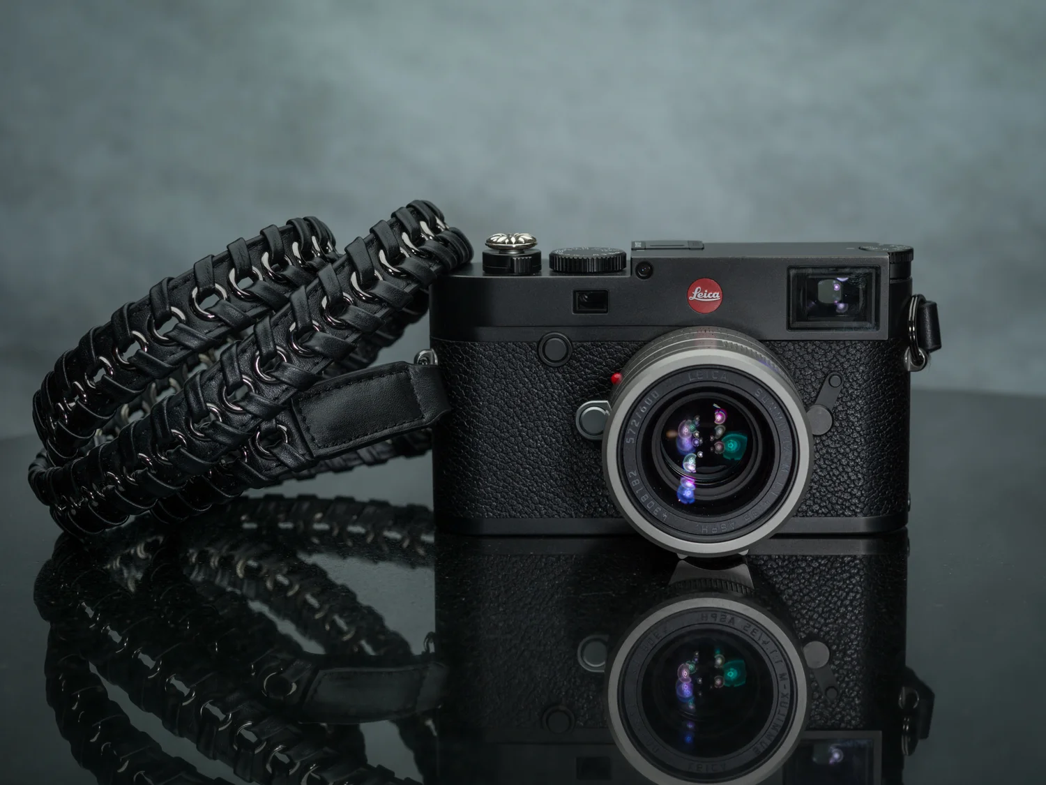 Vi Vante Ascari "Blackout" Napa Leather 47" Camera Strap, image 8