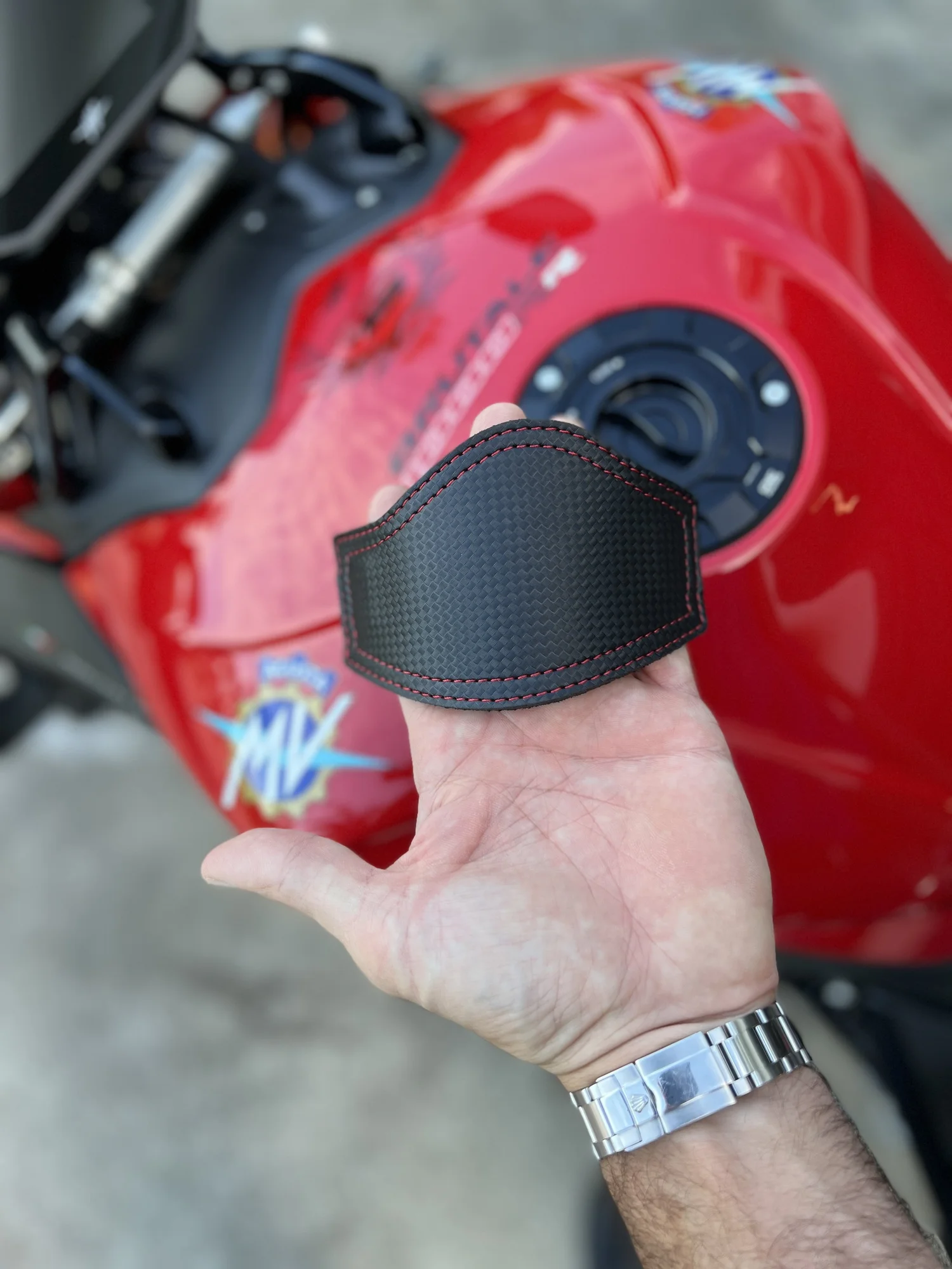 The Vi Vante "Guardian" Motorcycle Toe Guard for Boot & Shoes, image 5