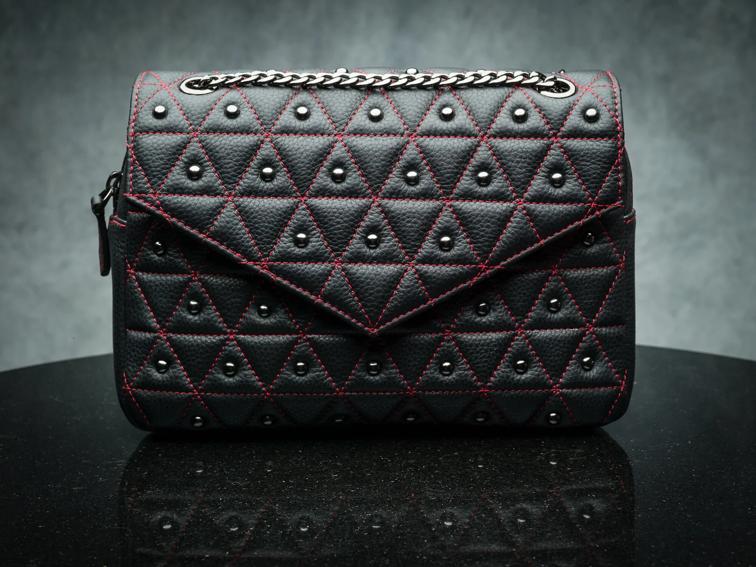 The Vi Vante "Crush" Quilted Leather Ladies Purse Handbag, image 1