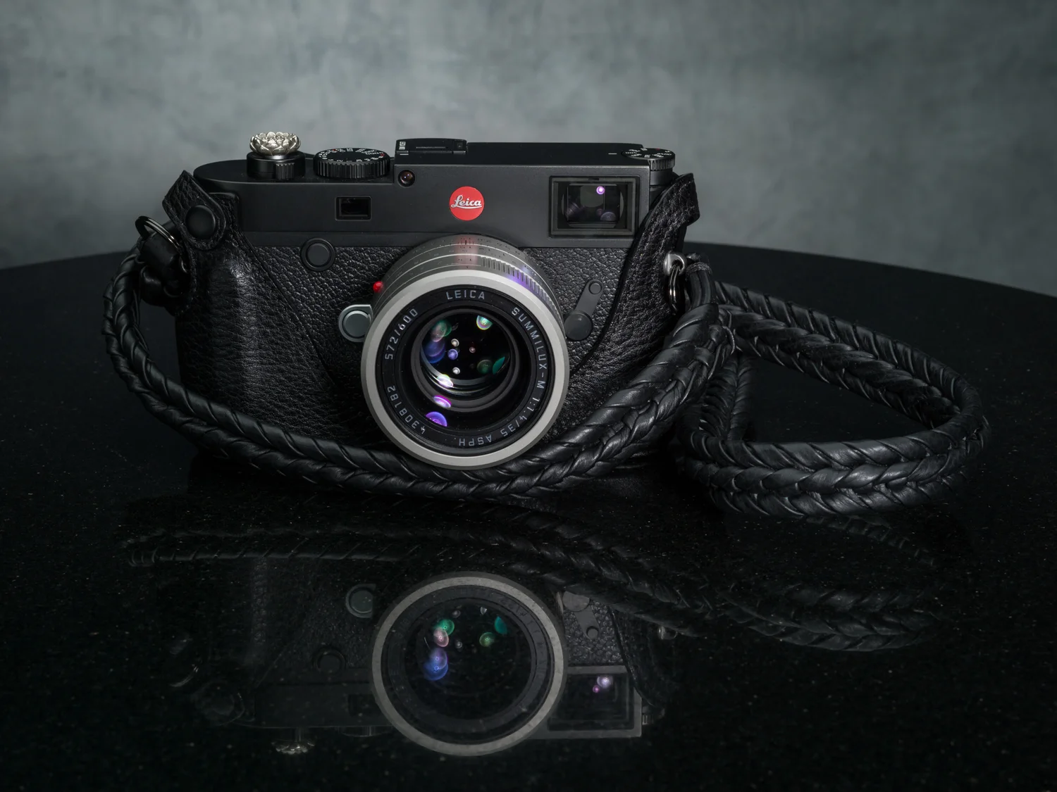Vi Vante "Ultime" Blackout Braided Leather Camera Strap, image 17