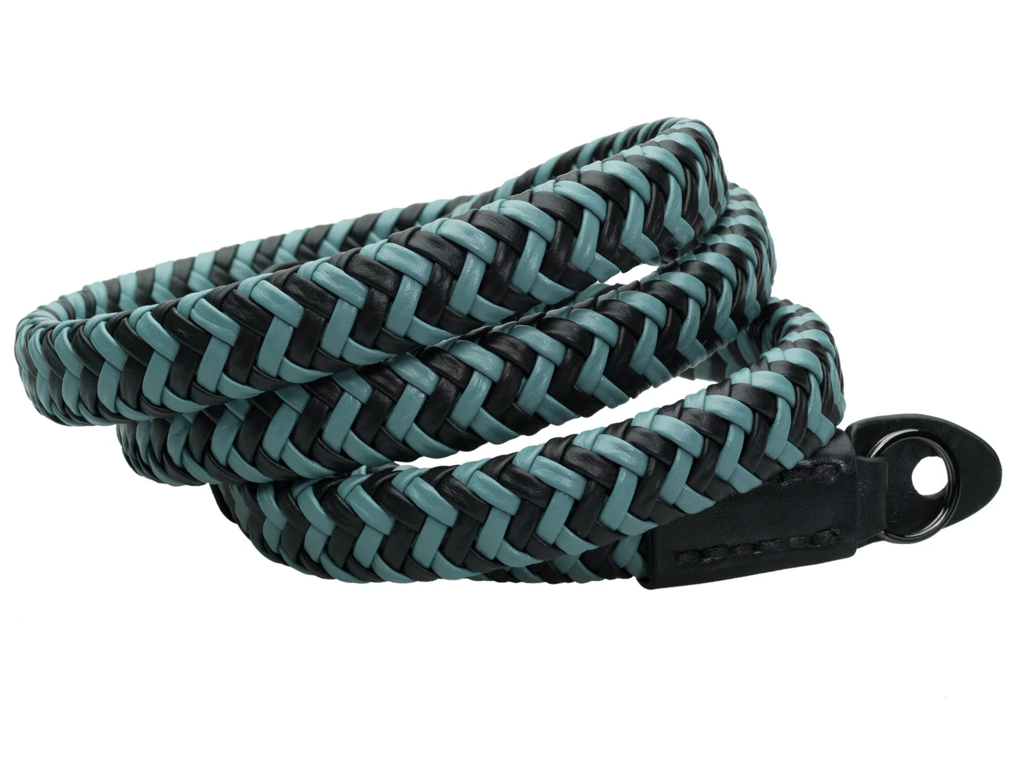 Vi Vante matador sonic blue leather braided camera strap.jpg