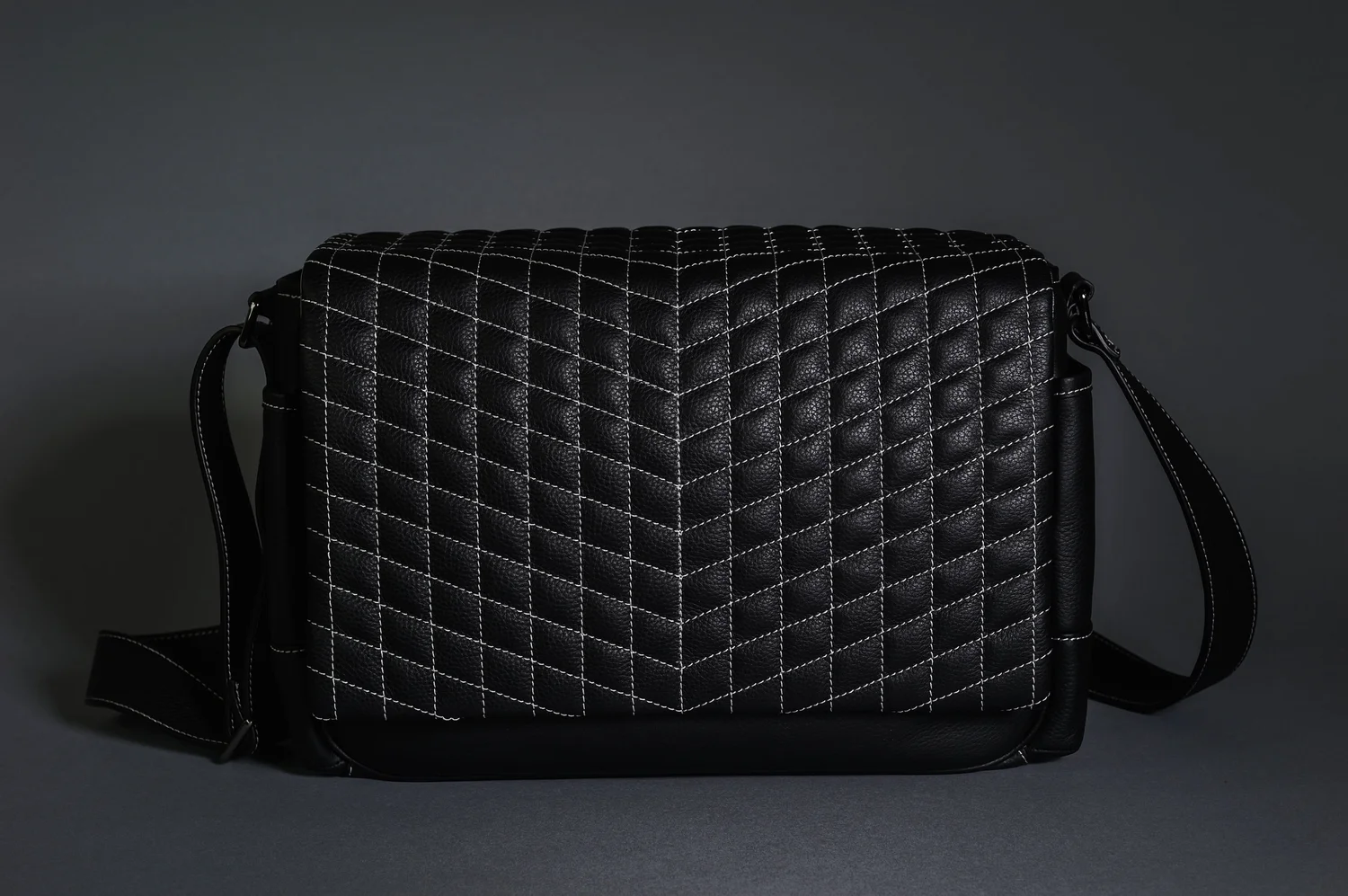 Quilted Leather Camera Bag by Vi Vante