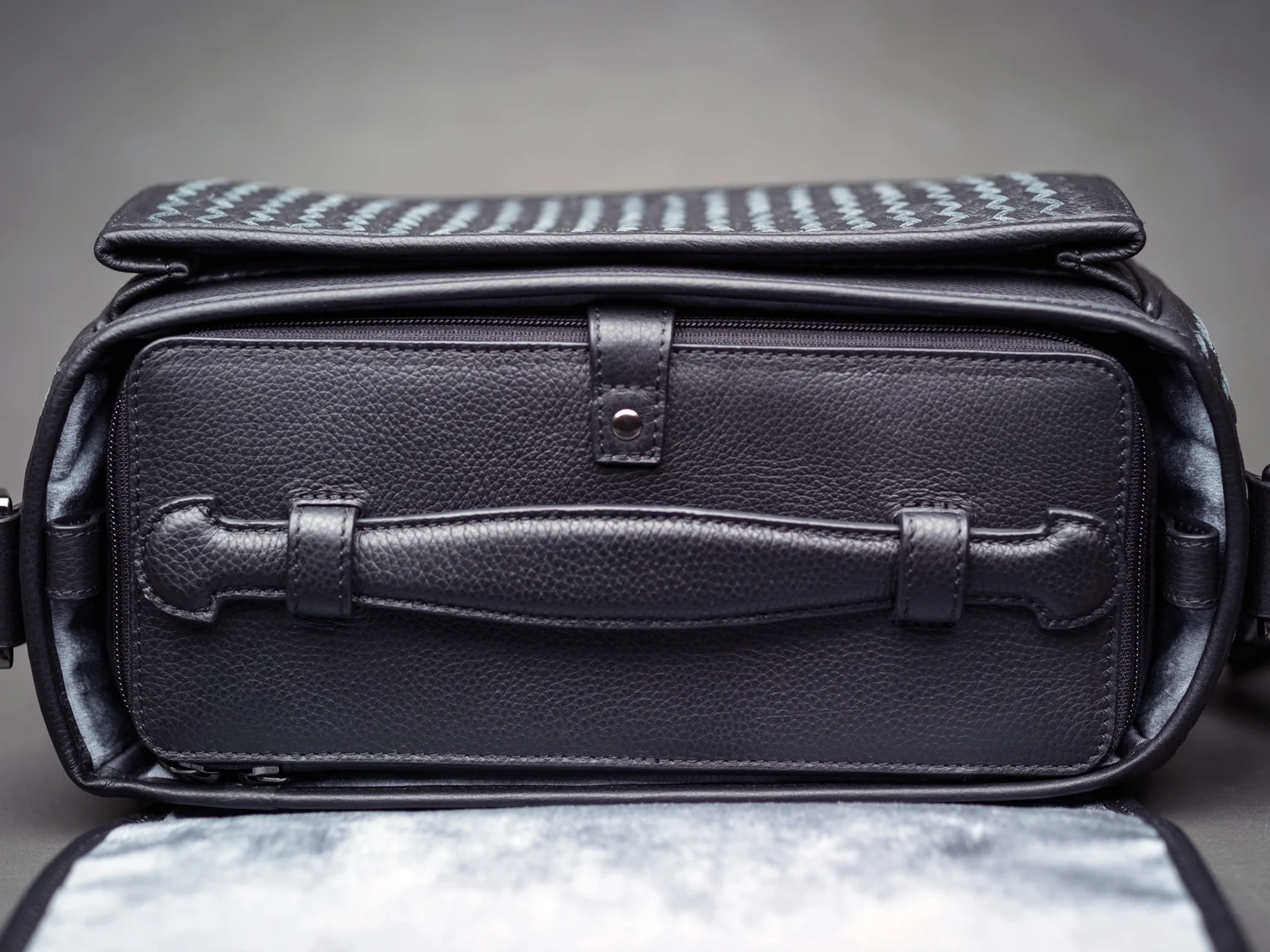designer camera bag luxury Leica woven leather world class
