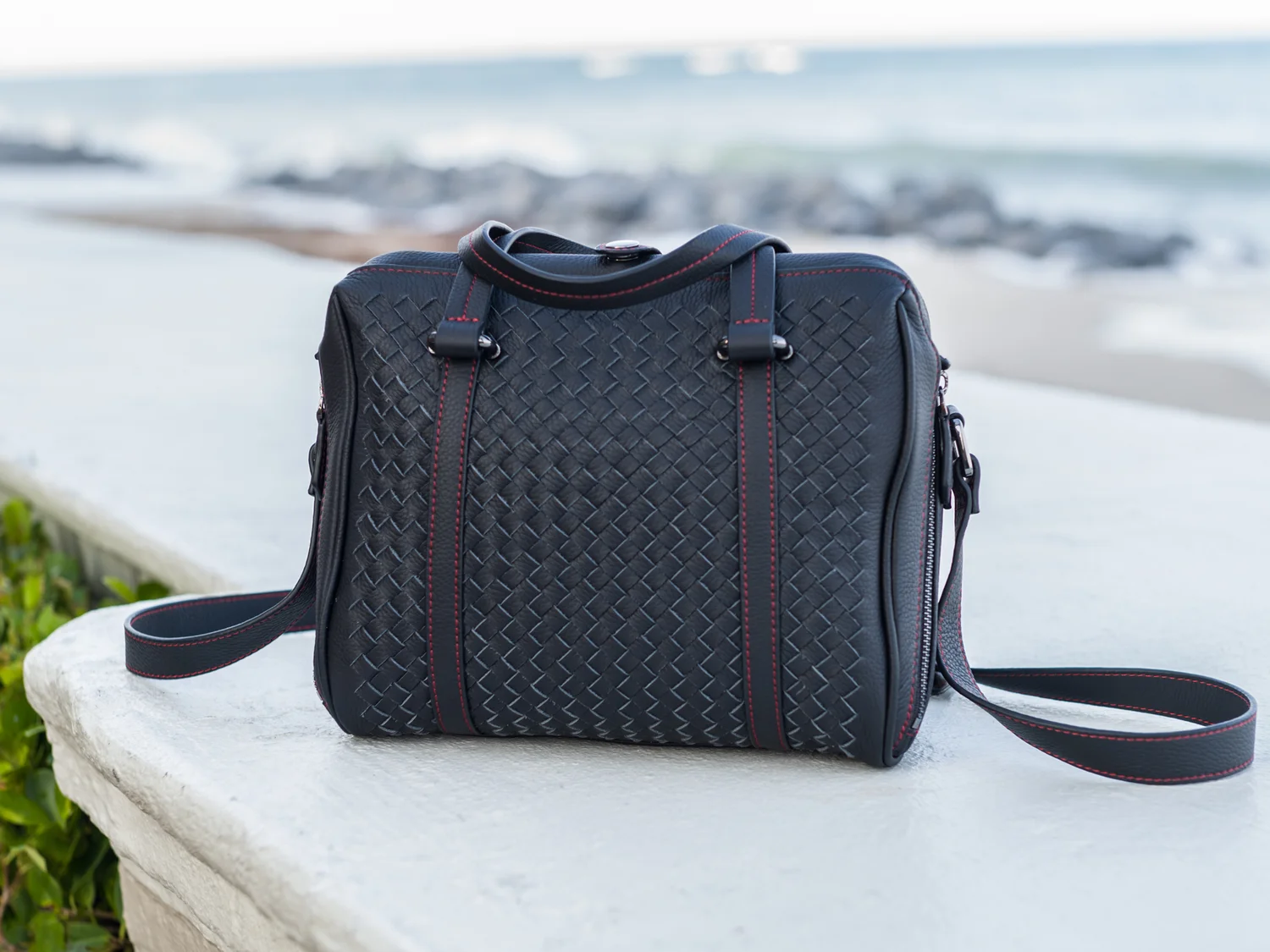 leica camera bag leather quilted